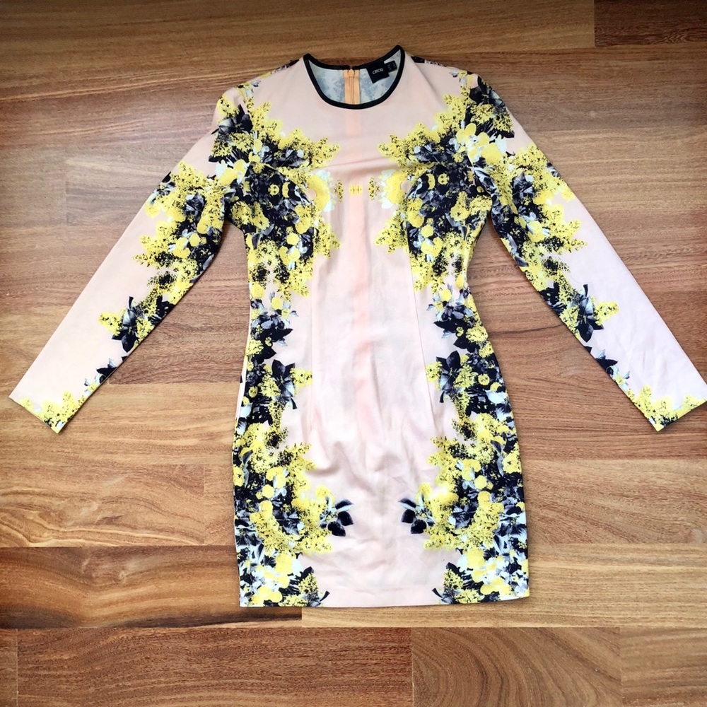 ASOS long sleeve floral dress